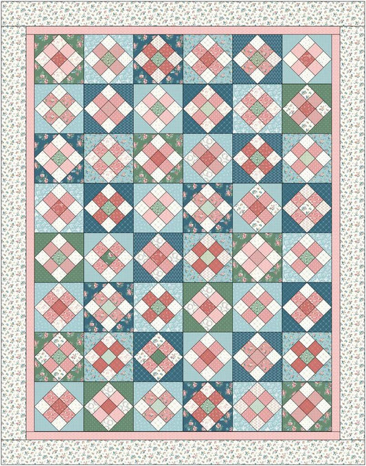 Diary of a Quilter Amy Smart A Stitch In Time Quilt Pattern - 2 Size Variations Per Pattern