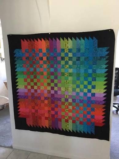 Bonnie Sullivan All Through The Night Over & Down Under Quilt Pattern #1607 Finished Size: 56"x56"