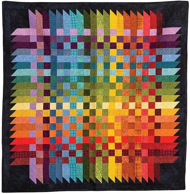 Bonnie Sullivan All Through The Night Over & Down Under Quilt Pattern #1607 Finished Size: 56"x56"