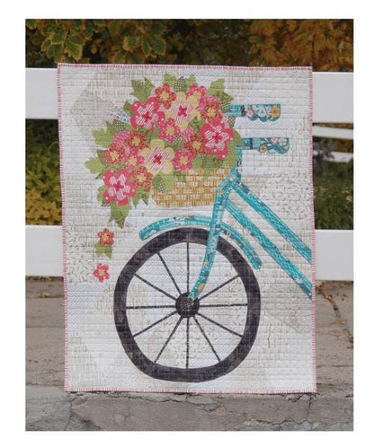 Cotton Street Commons Blossoms & Spokes Wallhanging Pattern Finished Size 30”x36”