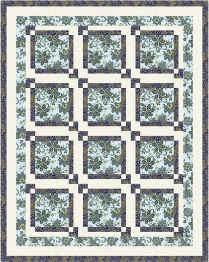 Fabric Cafe Sugar Pie Quilt Pattern Finished Size 43”x54”