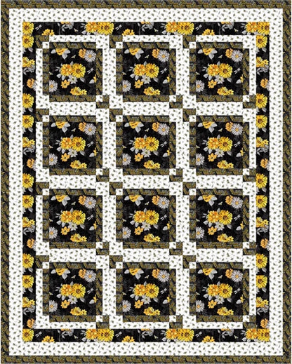 Fabric Cafe Sugar Pie Quilt Pattern Finished Size 43”x54”