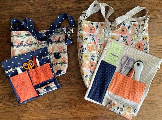 Cotton Street Commons The Cutting Edge Bag Pattern - 2 Size Variations Per Pattern