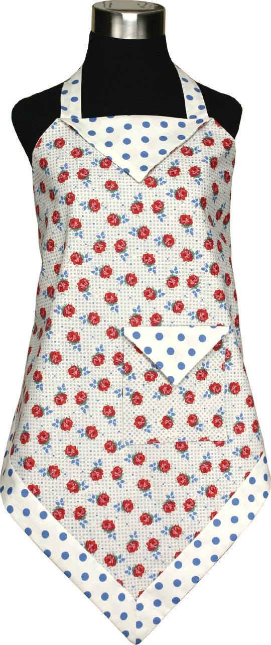 Vanilla House Designs Four Corners Apron Pattern P132 - One Size Fits All!