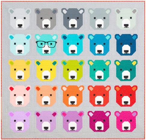 Elizabeth Hartman Bjorn Bear Pattern - 4 Size Variations Per Pattern