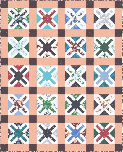 Eye Candy Quilts Exhibit Quilt Pattern Finished Size: 74"x91"