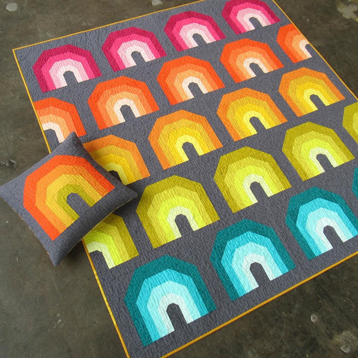 Elizabeth Hartman Polychromatic Rainbow Pattern - 3 Size Variations Per Pattern