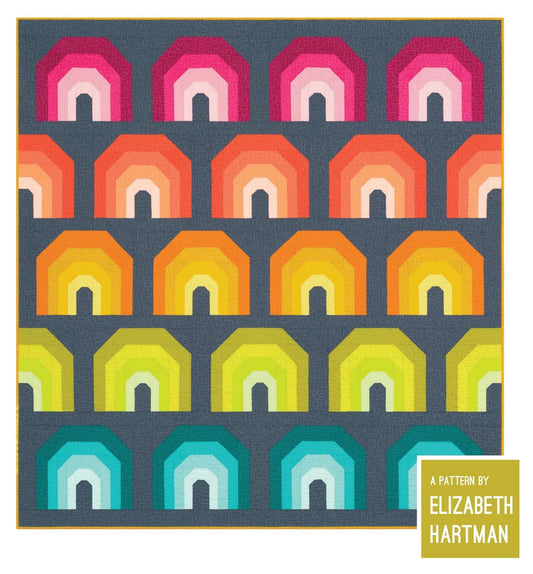 Elizabeth Hartman Polychromatic Rainbow Pattern - 3 Size Variations Per Pattern