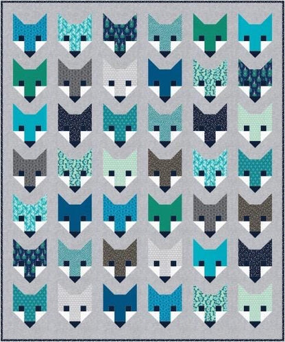 Elizabeth Hartman Fancy Fox Pattern - 3 Size Variations Per Pattern