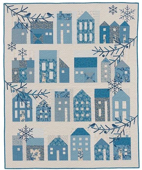 Laundry Basket Quilts A Season in Blue Quilt Pattern Book - 16 Quilt Patterns and a Cozy Cabin Full of Inspiration (Softcover)