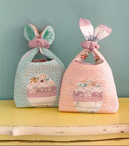 Art Gallery DIY The Bunny Bags Kit - 2 Per Pack Authentic Premium 100% Cotton Quilt Shop Quality Fabrics