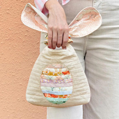 Art Gallery DIY The Bunny Bags Kit - 2 Per Pack Authentic Premium 100% Cotton Quilt Shop Quality Fabrics
