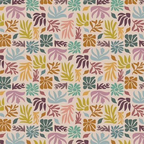Art Gallery Wild Abundance Quilt Kit Featuring Sewcial Bee Collective GeoBloom Fabric Collection Authentic Premium 100% Cotton Fabrics