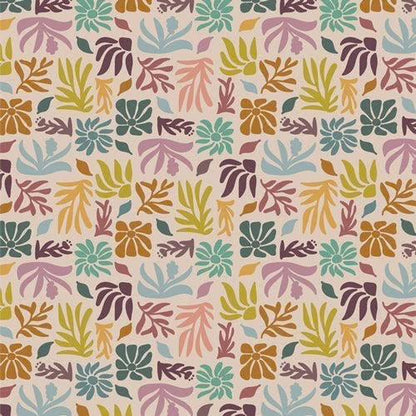 Art Gallery Wild Abundance Quilt Kit Featuring Sewcial Bee Collective GeoBloom Fabric Collection Authentic Premium 100% Cotton Fabrics