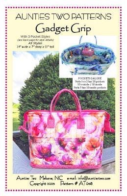 Aunties Two Gadget Grip Tote Pattern AT658 - 3 Styles Per Pattern