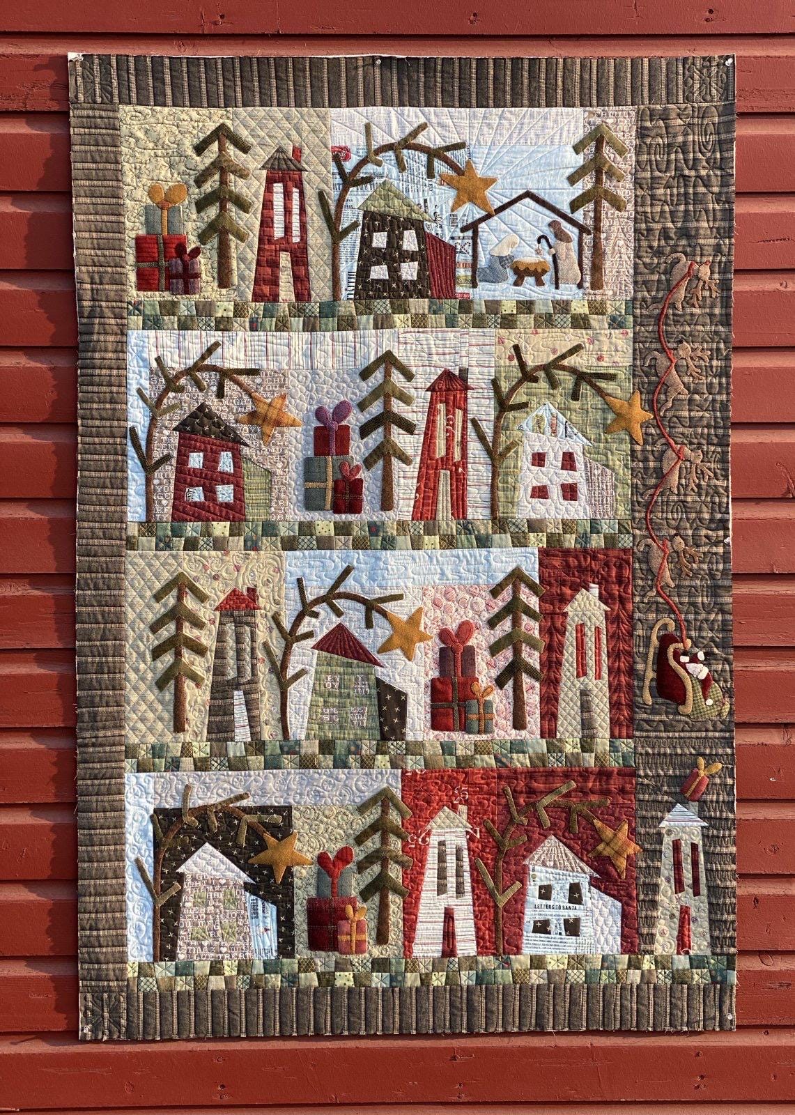 One Sister Merry Side of the Street Quilt Pattern Book Finished Size: 44"x66"