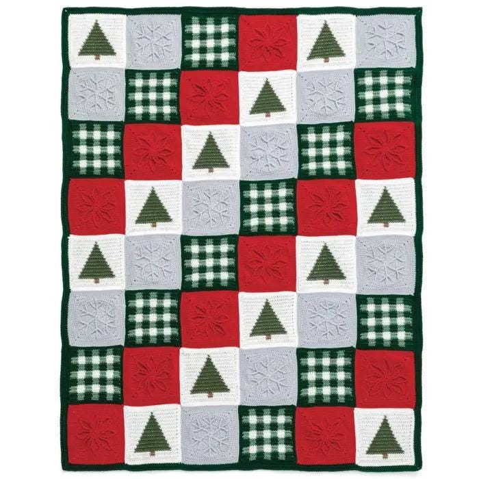 Annie's Attic Crochet Festive Christmas Crochet Afghans (Softcover) 871890