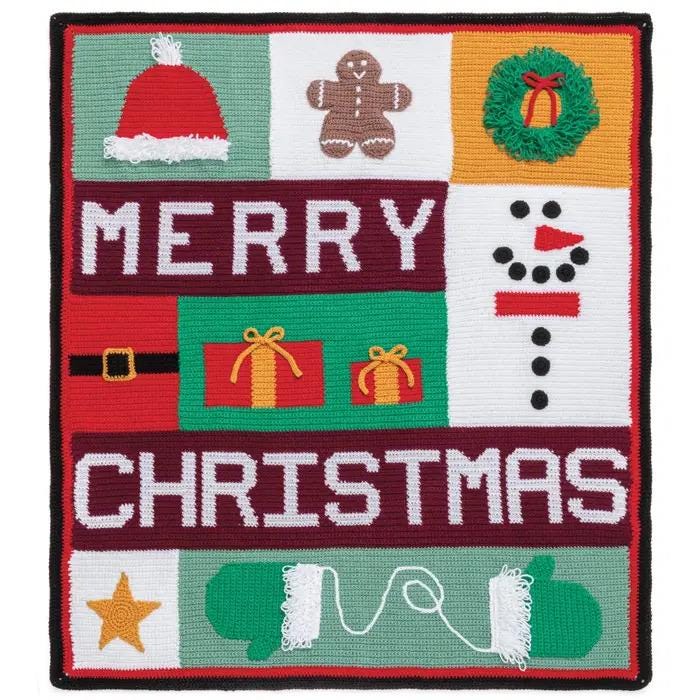 Annie's Attic Crochet Festive Christmas Crochet Afghans (Softcover) 871890