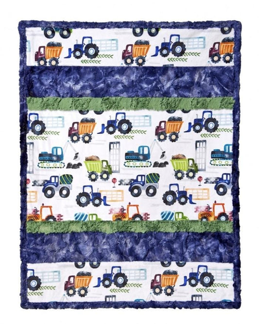 Shannon Fabrics Complete Cuddle Kit Nailed It Finished Size: 28"x37"