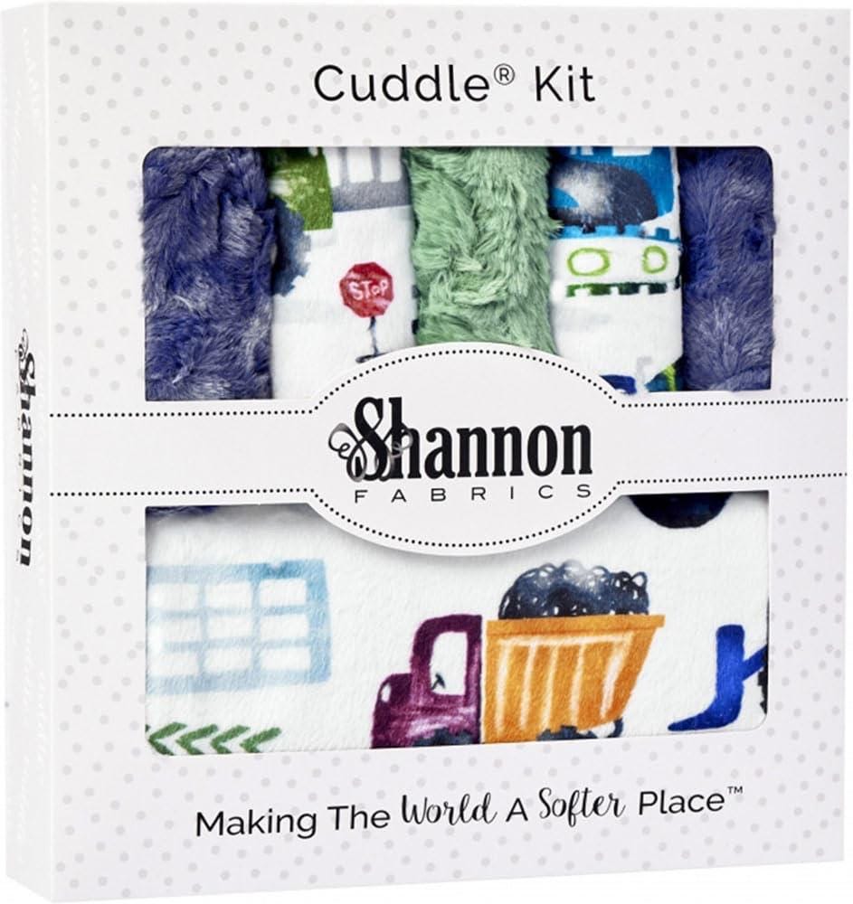 Shannon Fabrics Complete Cuddle Kit Nailed It Finished Size: 28"x37"