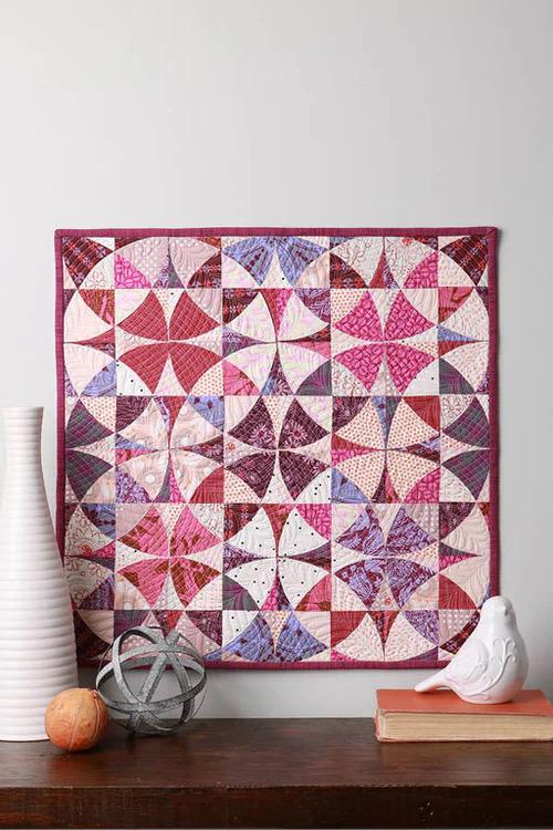 Sew Kind of Wonderful Mini Country Wall Quilt Pattern #508 Finished Size 20"x20" (SKW Rulers Sold Separately)