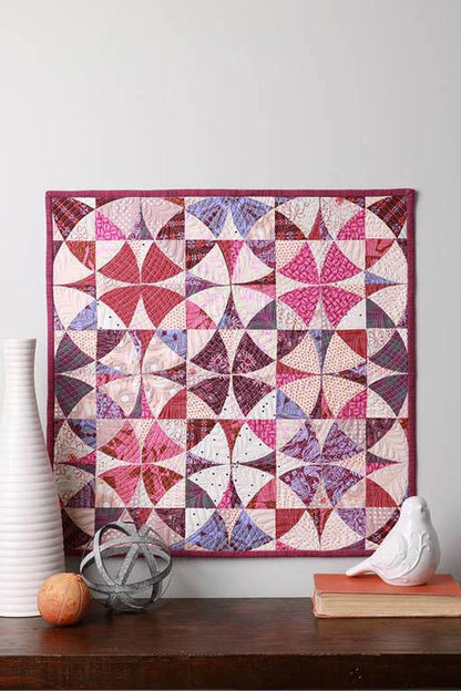 Sew Kind of Wonderful Mini Country Wall Quilt Pattern #508 Finished Size 20"x20" (SKW Rulers Sold Separately)