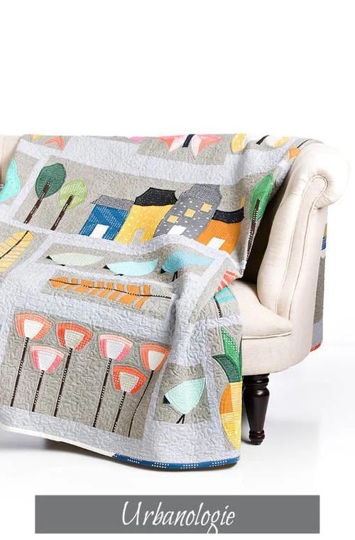 Sew Kind of Wonderful Urbanologie Quilt Pattern #419 - 3 Size Variations Per Pattern (SKW Rulers Sold Separately)