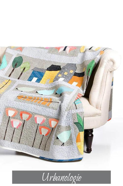 Sew Kind of Wonderful Urbanologie Quilt Pattern #419 - 3 Size Variations Per Pattern (SKW Rulers Sold Separately)
