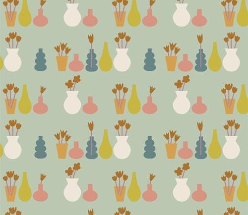Art Gallery Framed Foliage Quilt Kit Featuring Sewcial Bee Collective GeoBloom Fabric Collection Authentic Premium 100% Cotton Fabrics