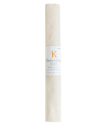 RETIRED!! Kimberbell Kimberbellishments Premium Embroidery Felt Sheet Buttermilk 12"x18"