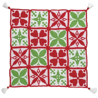 Annie's Attic Crochet Festive Christmas Crochet Afghans (Softcover) 871890