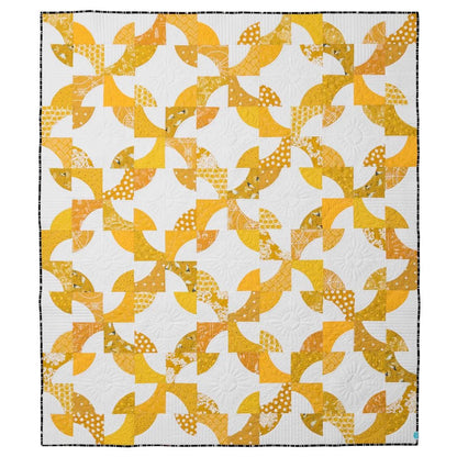 Sew Kind of Wonderful Mod Journey Quilt Pattern #423 Finished Size 60"x70" (SKW Rulers Sold Separately)
