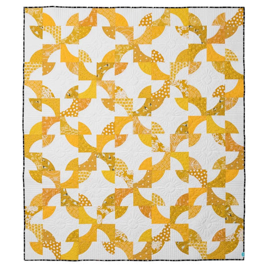 Sew Kind of Wonderful Mod Journey Quilt Pattern #423 Finished Size 60"x70" (SKW Rulers Sold Separately)