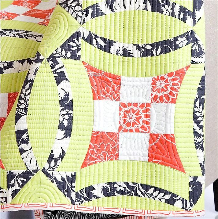 Sew Kind of Wonderful Urban Nine Patch Quilt Pattern #109 Finished Size: 60"x60" (SKW Rulers Sold Separately)