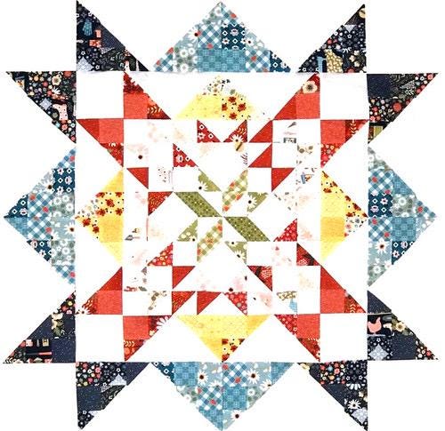 Poppie Cotton Stand United Quilt Pattern PC1961 Finished Size: 44"x44"