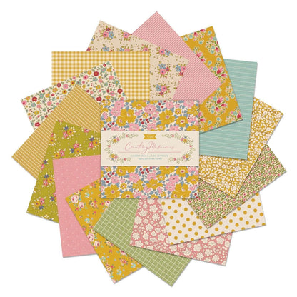 Tilda Creating Memories Spring & Easter Pastels Fabric Collection 32pc 5" Charm Pack Authentic Premium 100% Cotton Fabrics
