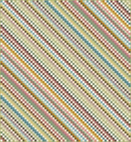 Laundry Basket Quilts Colorwave Quilt Pattern LBQ-1357-P Finished Size: 65.50"x70.5"
