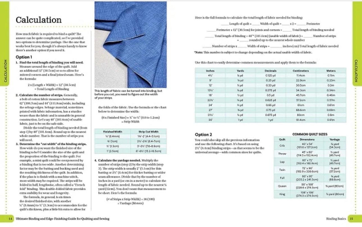 Landauer Publishing Deonn Stott Ultimate Binding & Edge-Finishing Guide For Quilting and Sewing (Softcover)