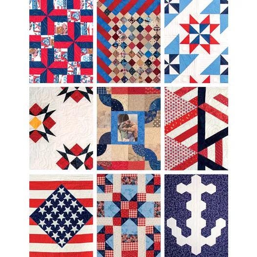 All-Star Quilts of Valor - 25 Patriotic Patterns From Star Designers (Spiral Bound)