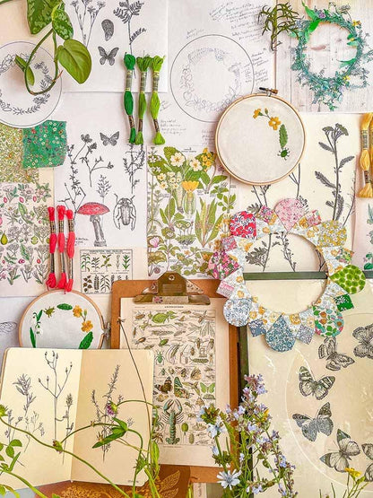 Alice Garrett Alice's Country Diary Quilt - A Quilting Journey Through The Seasons With English Paper Piecing & Hand Embroidery (Hardcover)