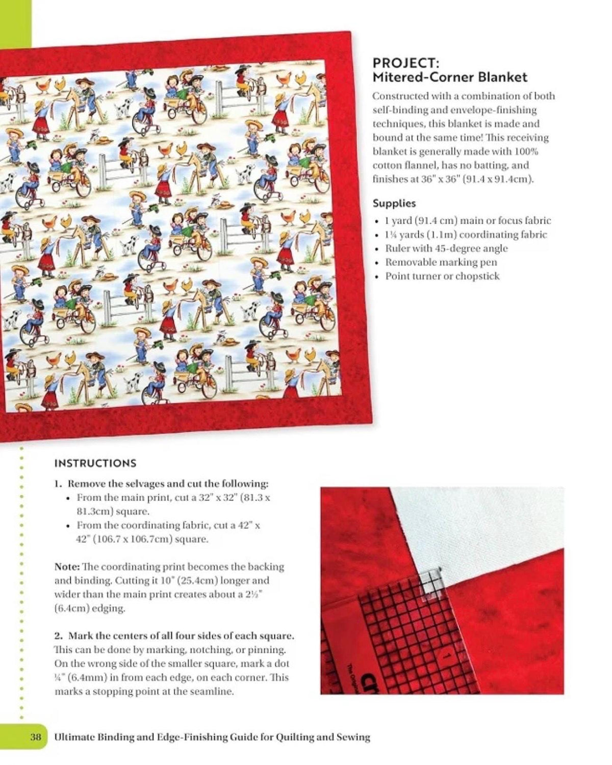 Landauer Publishing Deonn Stott Ultimate Binding & Edge-Finishing Guide For Quilting and Sewing (Softcover)