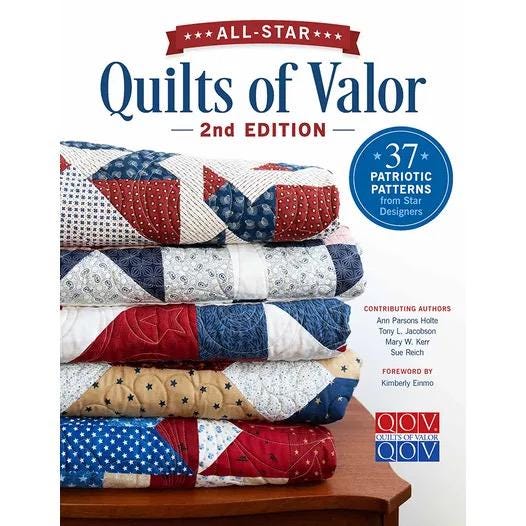 All-Star Quilts of Valor - 25 Patriotic Patterns From Star Designers (Spiral Bound)