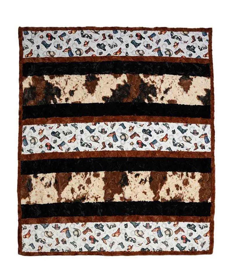 Shannon Fabrics Cuddle Minky Kit Yippee Ki-Yay