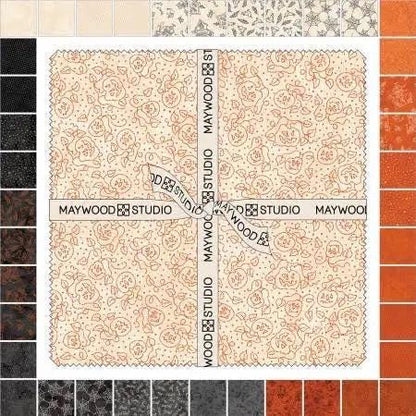 Maywood Studio Spooky Stitches Fabric Collection 10" Stacker Layer Cake Authentic Premium 100% Cotton Fabrics