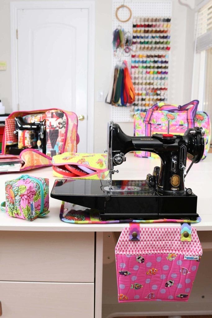 ByAnnie Feathered Friends Sewing Machine Accessories Pattern (14 Colors of 18"x54" Mesh Packs Sold Separately)
