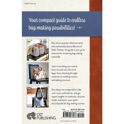 Sallie Tomato Jessica Barrera Essential Bag Making Reference Tool - Completed Guide to Materials, Bag Styles, & Techniques (Spiral Bound)