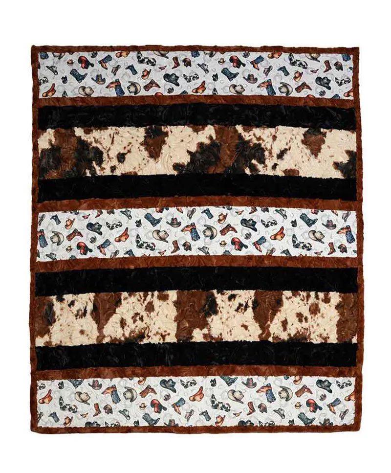 Shannon Fabrics Cuddle Minky Kit Yippee Ki-Yay
