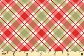 Lewis & Irene Celtic Christmas Fabric Collection Christmas Check C132C Authentic Premium 100% Cotton Quilt Shop Quality Fabrics