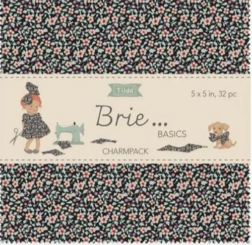 Tilda Brie Fabric Collection 32pc 5" Charm Pack Authentic Premium 100% Cotton Fabrics