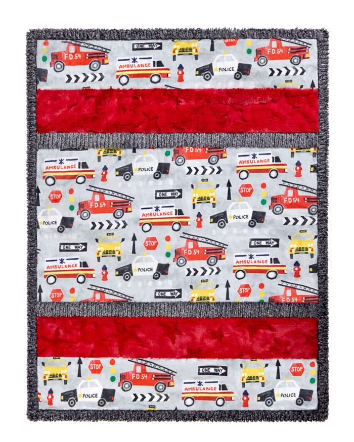 Shannon Fabrics Complete Cuddle Kit Rescue Road
